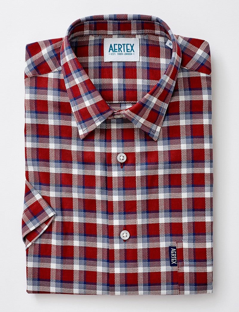 Aertex Somerset S/S Shirt Red