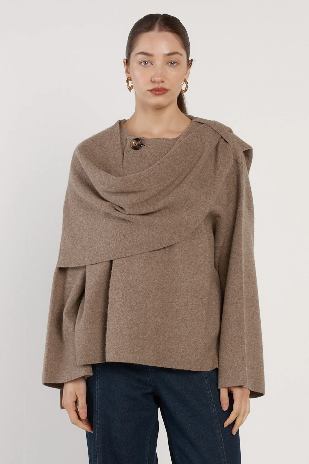 Fate + Becker Amaris Cape Coatigan