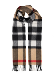 Dents IE-Cashmere Check Scarf