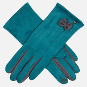 Faux Suede 3 Stitch Detail Glove