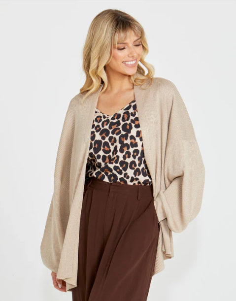 SASS Madeline Lurex Knit Cardi