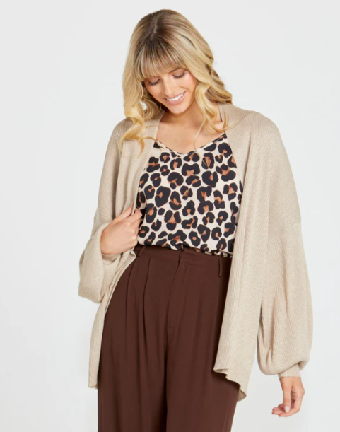 SASS Madeline Lurex Knit Cardi