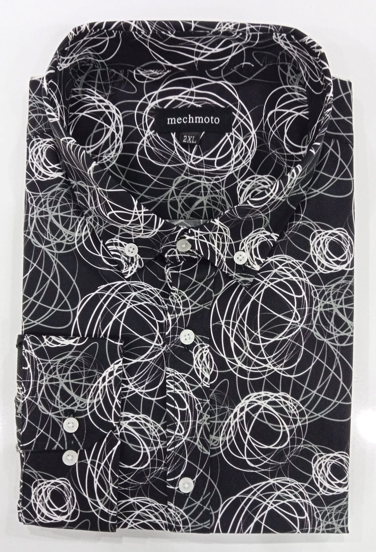 Mechmoto Squiggle Print Shirt