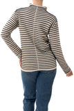 Slade Mock Neck Stripe Jumper