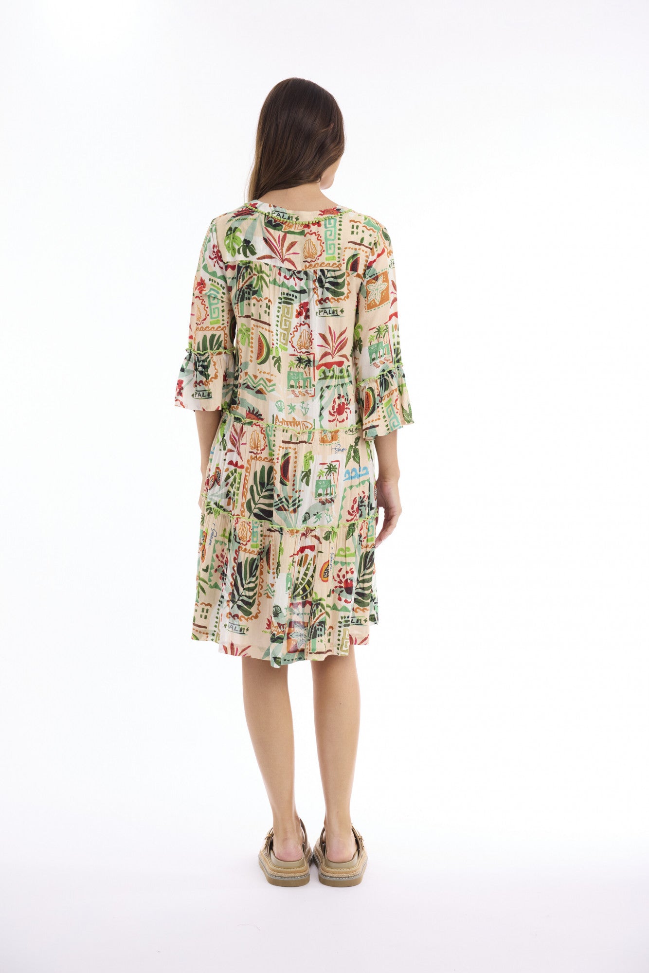 Escape By OQ Zoe Frill Layers Dress