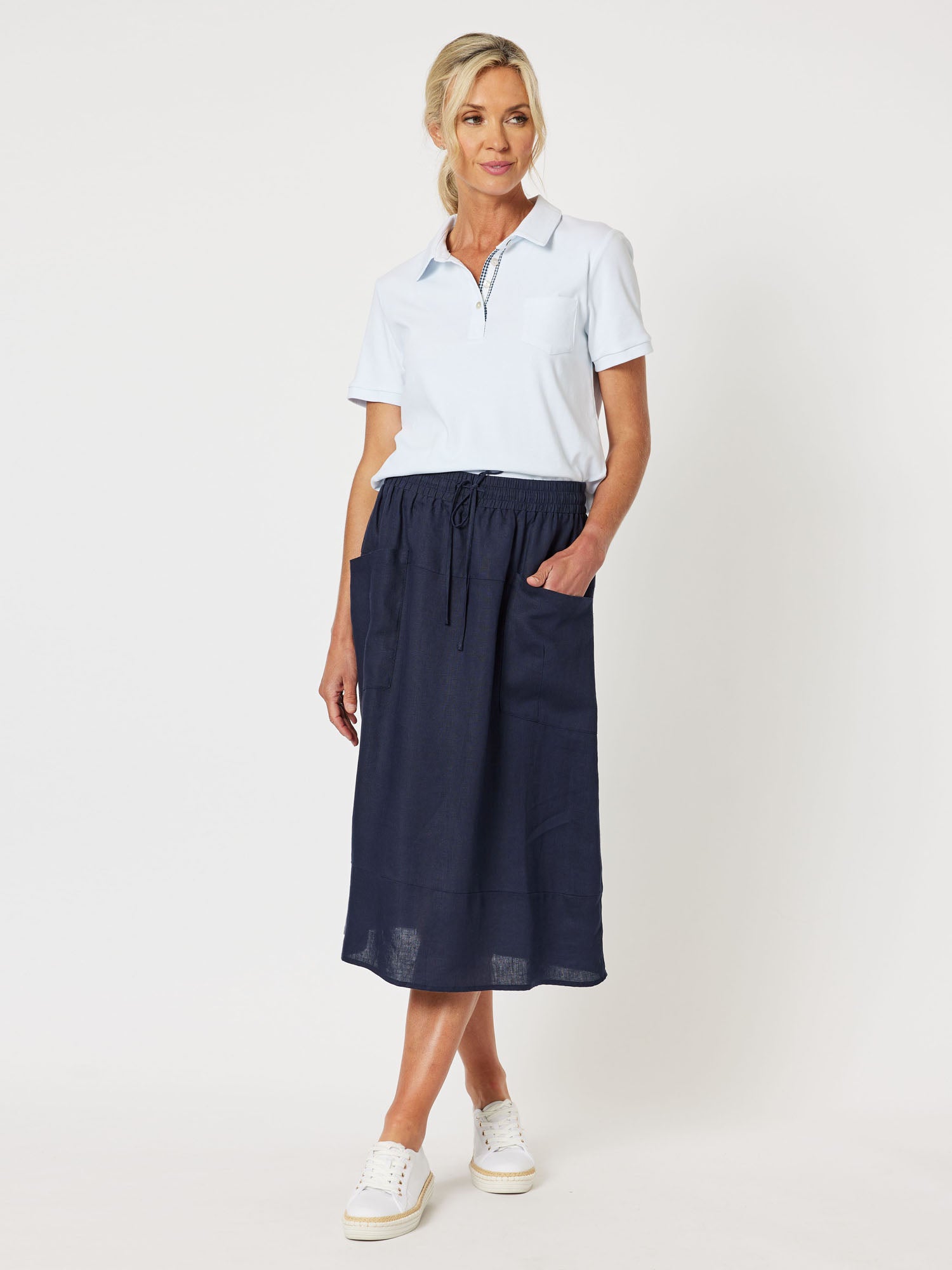 Gordon Smith Sports Linen Skirt