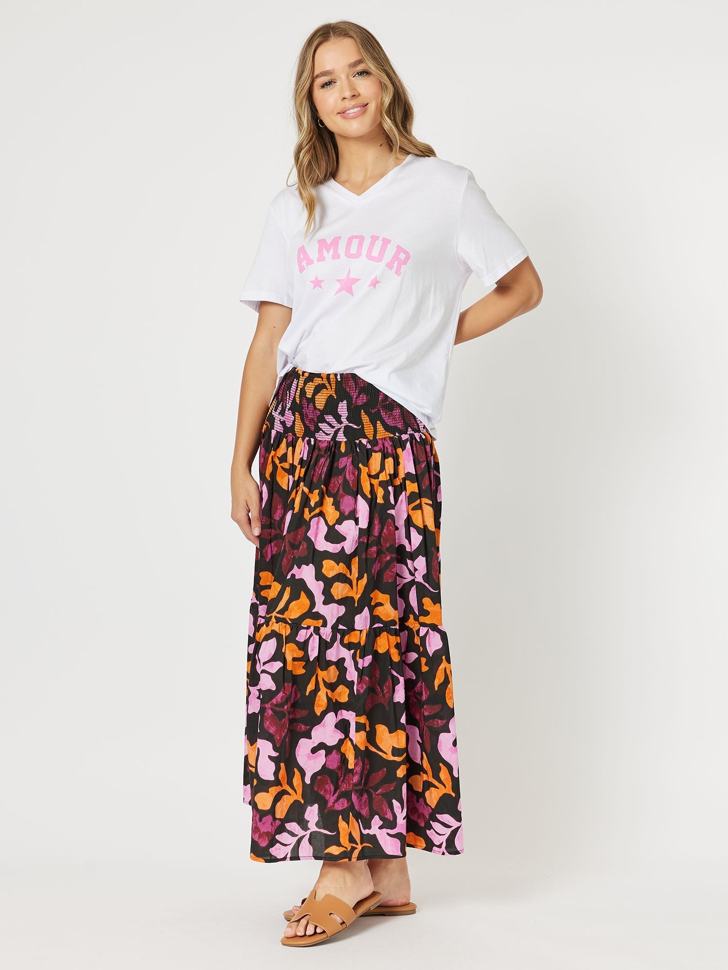 Threadz Tara Print Skirt