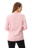 Slade Pure Wool Cable Jumper Fairy Floss Marle