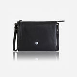 Jekyll & Hide Osaka Ladies Slim Crossbody Bag, Black