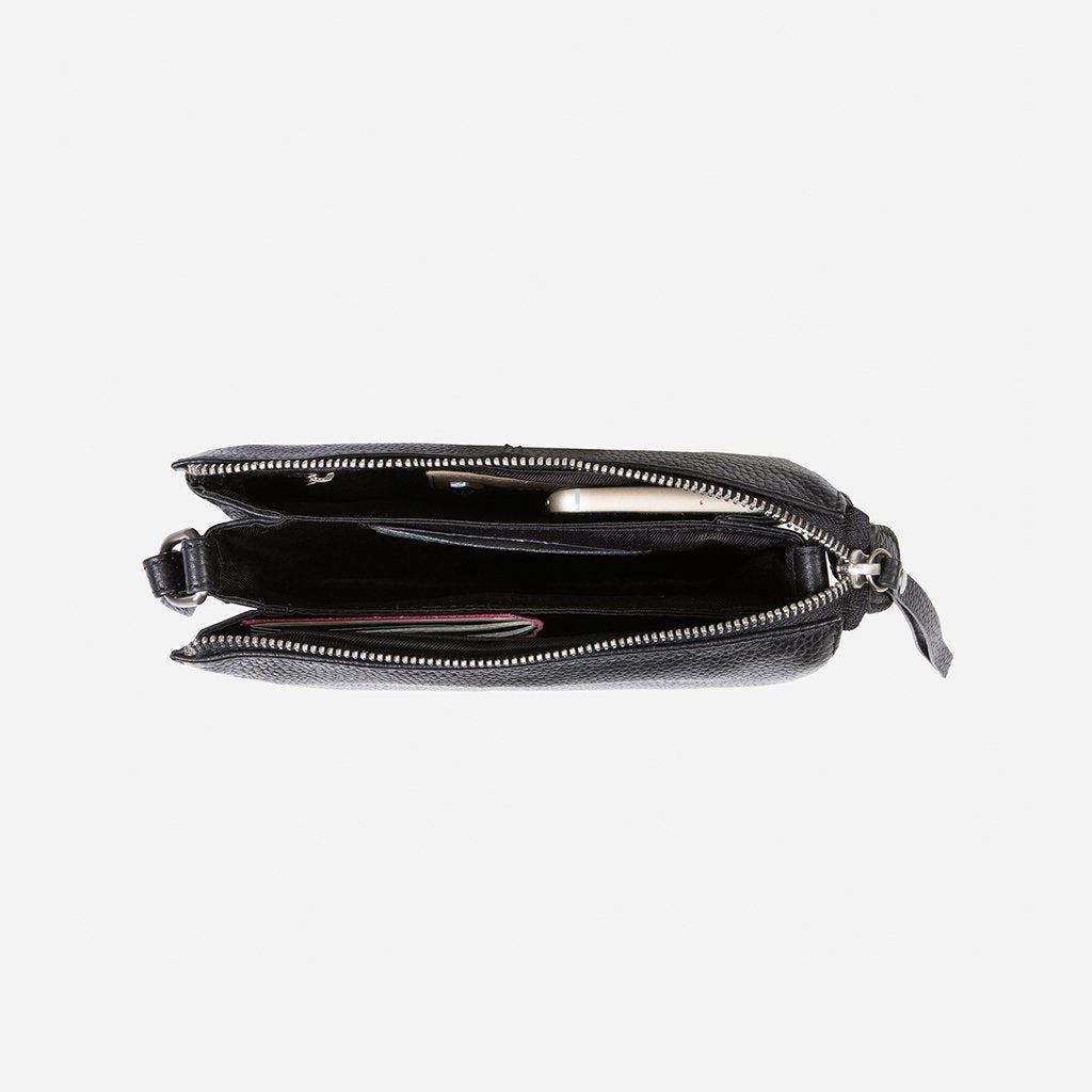 Jekyll & Hide Osaka Ladies Slim Crossbody Bag, Black