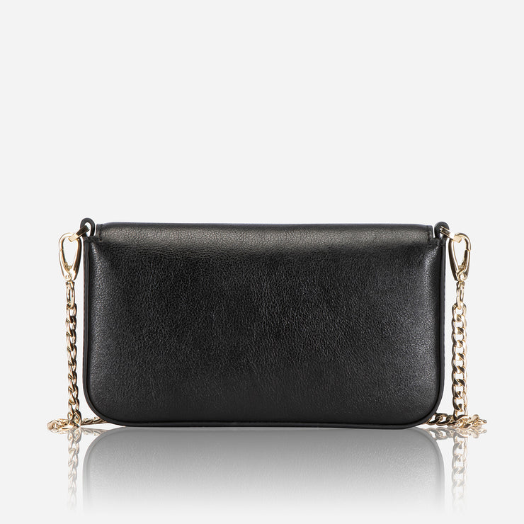 Jekyll & Hide Paris Ladies Clutch Handbag, Black