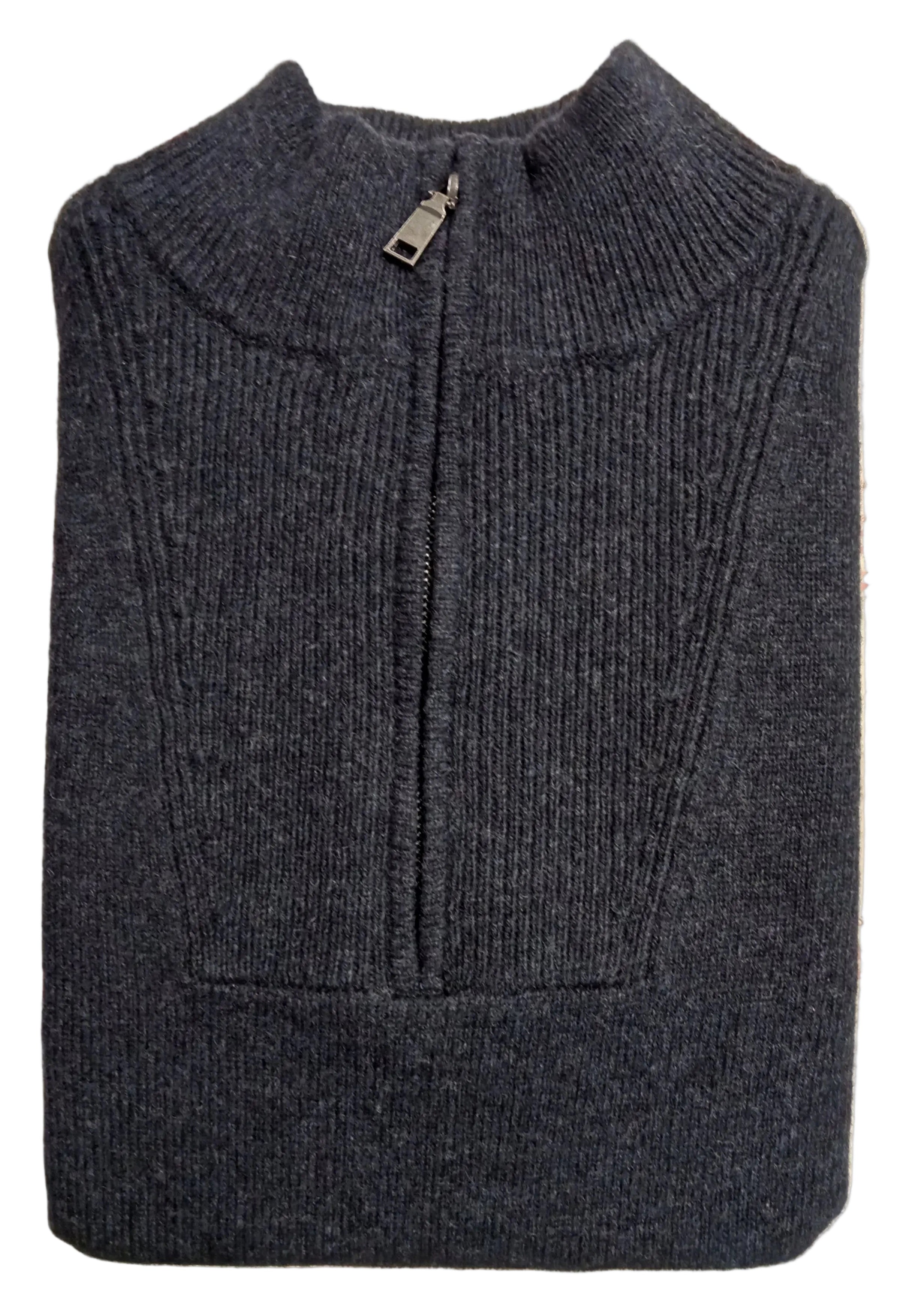 Blue Qtr Zip Jumper 