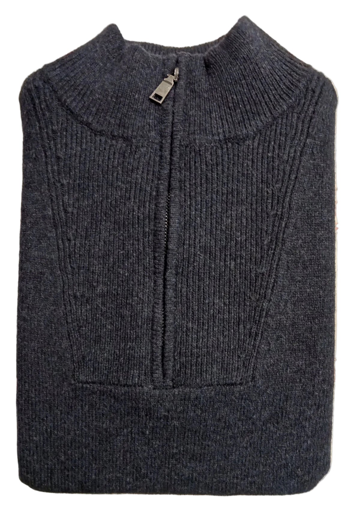 Blue Qtr Zip Jumper 