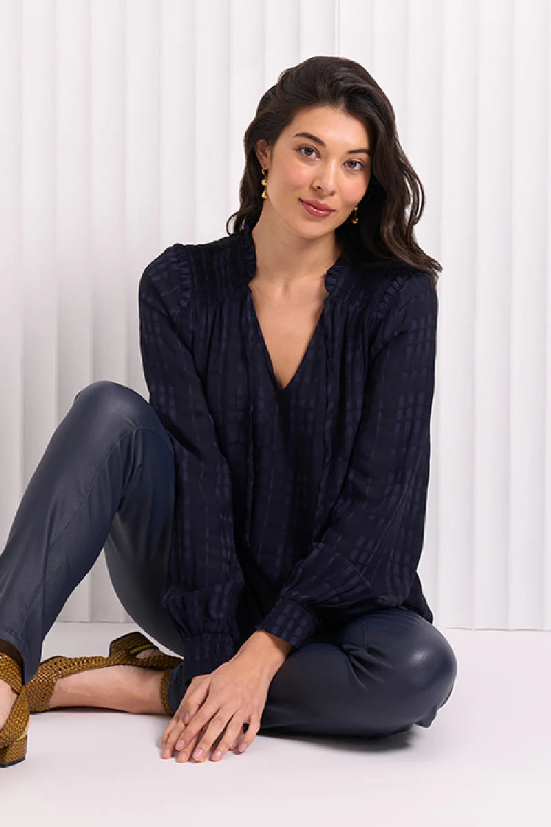 Foil Knotting Hill Blouse