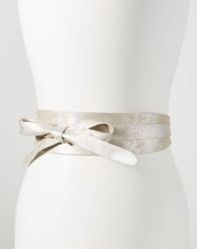ADA Wrap Belt Silver Shimmer