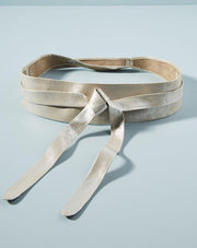 ADA Wrap Belt Silver Shimmer