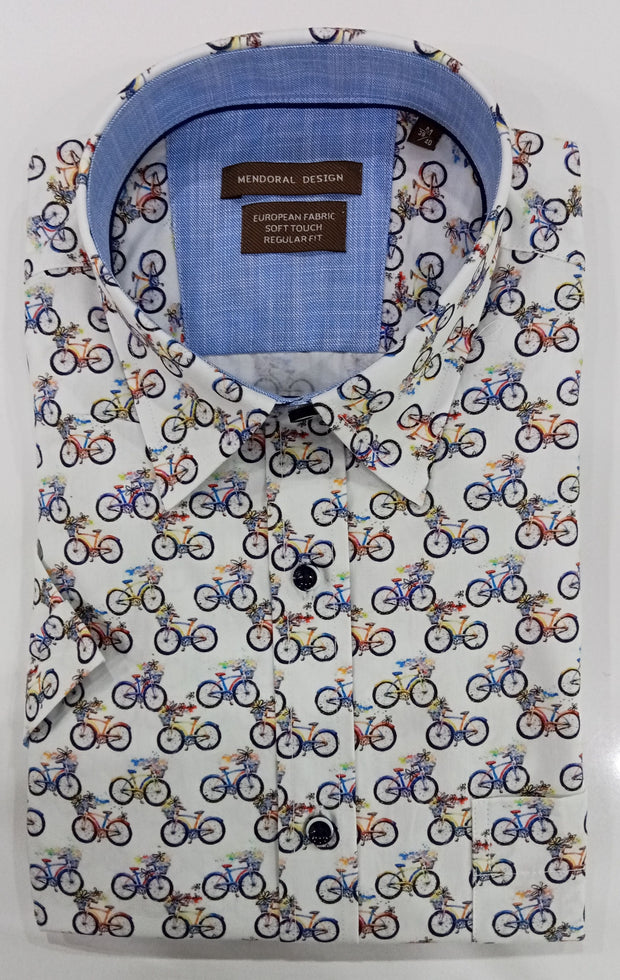 A K Demire S/S Fashion Shirt Bicycles