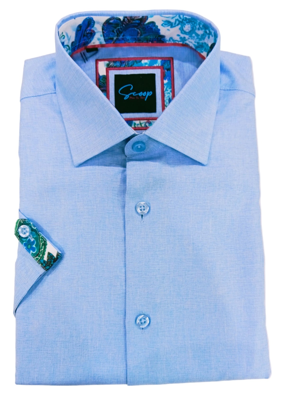 Sugar Artex S/S Fashion Shirt Powder Blue