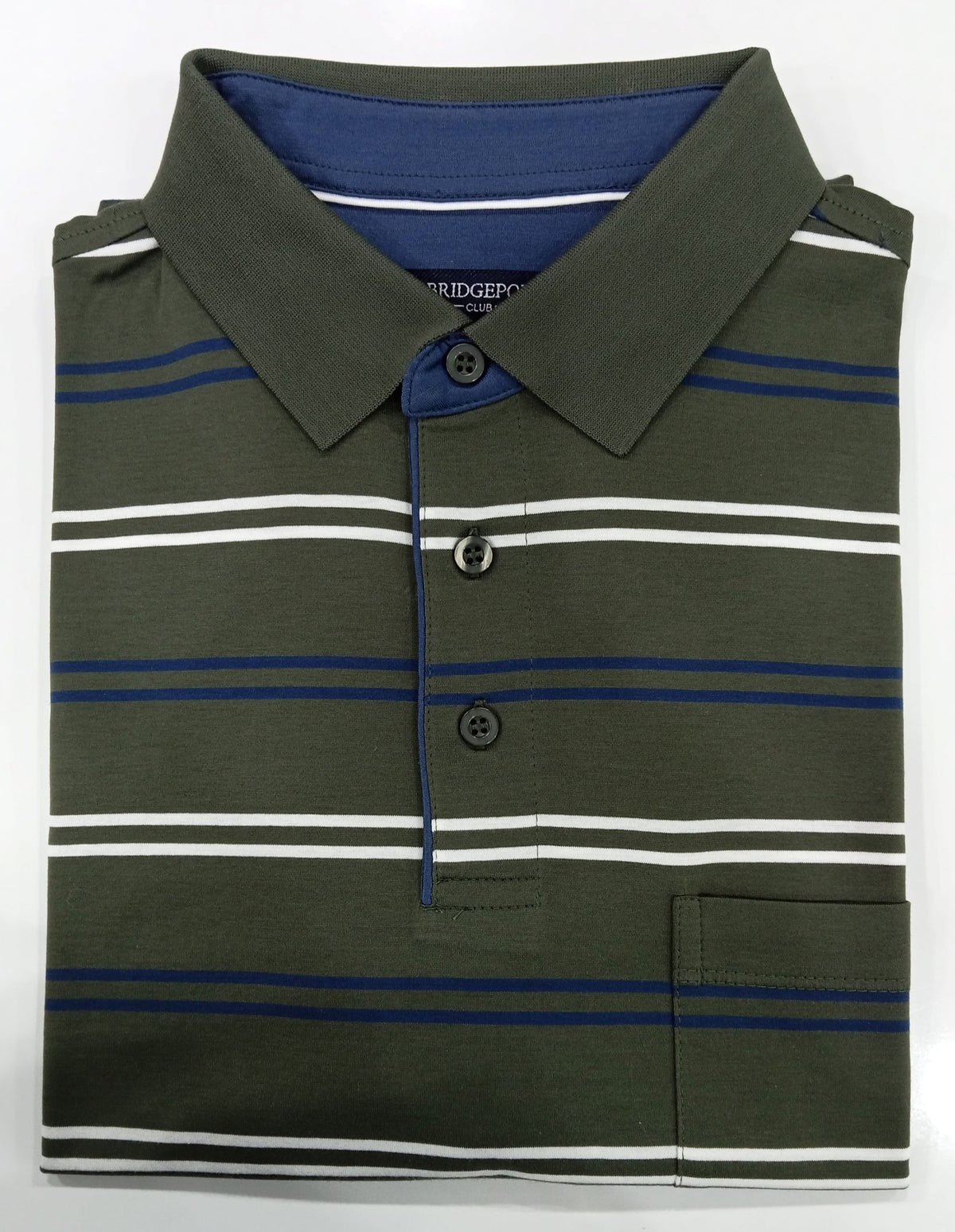 Bridgeport Double Mercerized Polo Olive