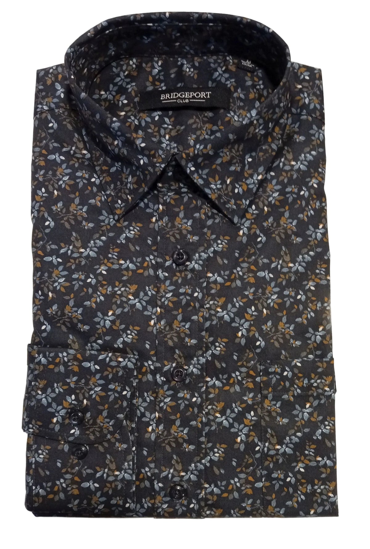 Bridgeport Mens Woven Shirt Blue