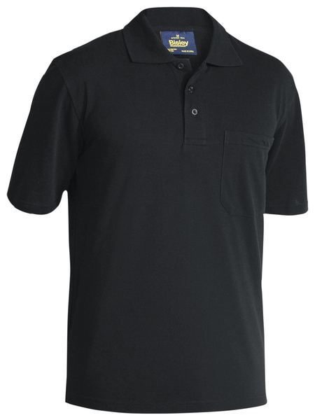 Bisley Short Sleeve Polo Black