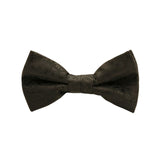 Bow Tie & Pocket Square Paisley, Black/White