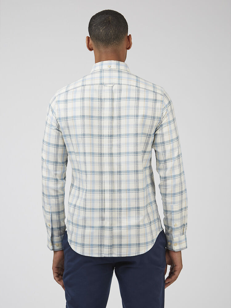 Ben Sherman Crepe Gingham Check Shirt