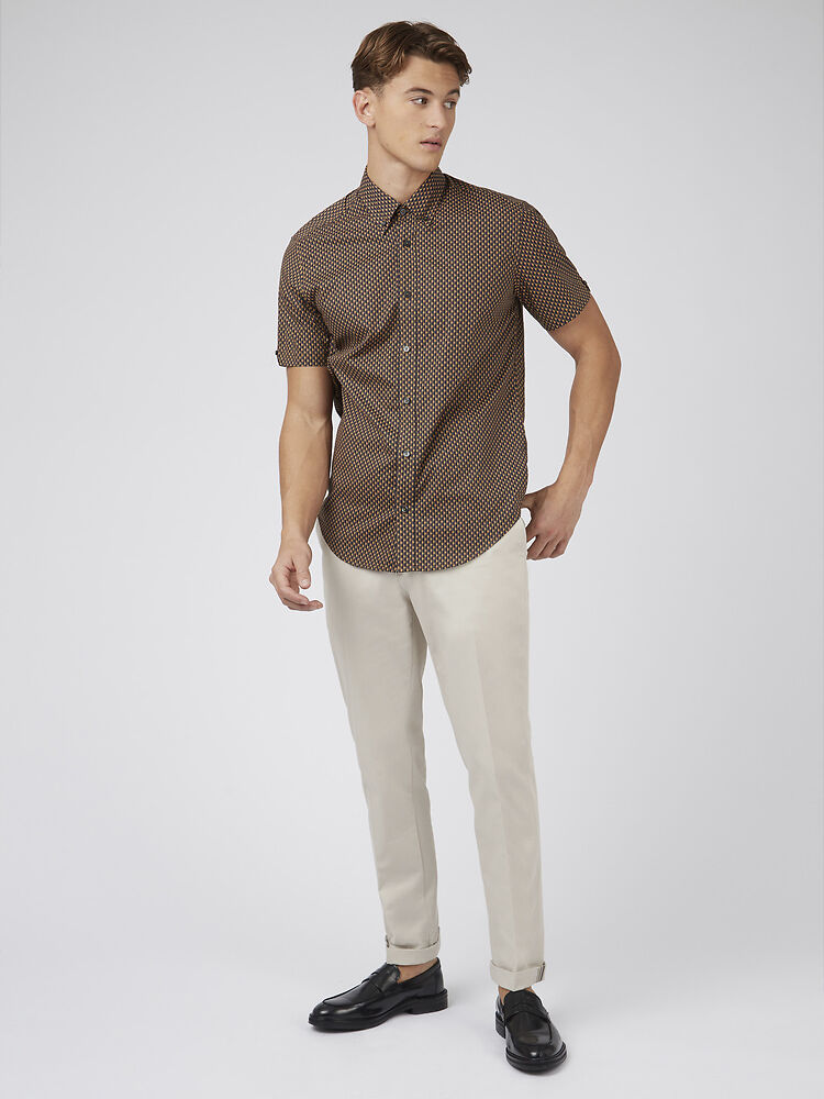 Ben Sherman Short Sleeve Geo