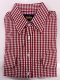 Bisley Casual Shirt S/S 2 Pocket Red