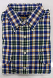 Bisley Casual Shirt L/S Brush Med Check Green