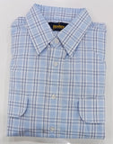 Bisley Casual Shirt L/S Med Check Light Blue