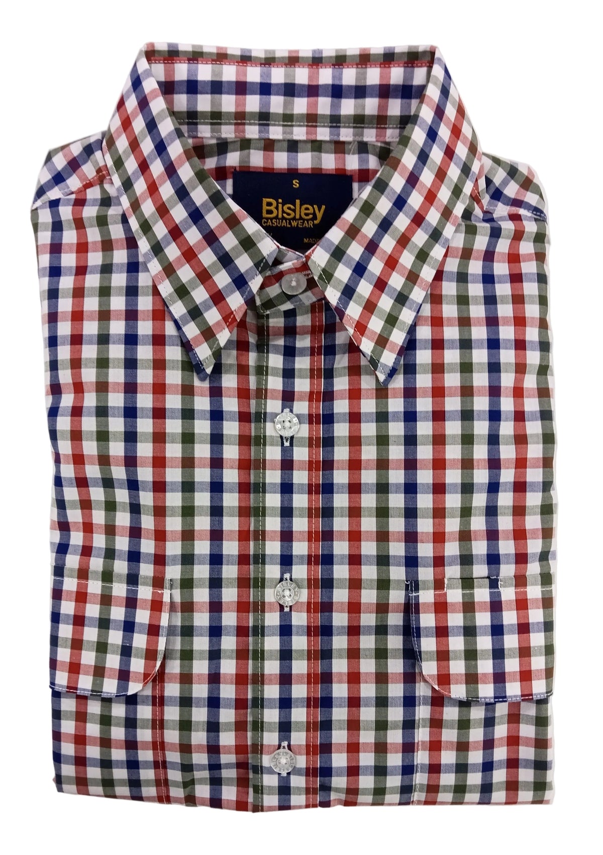 Bisley Long Sleeve Casual Shirt Olive