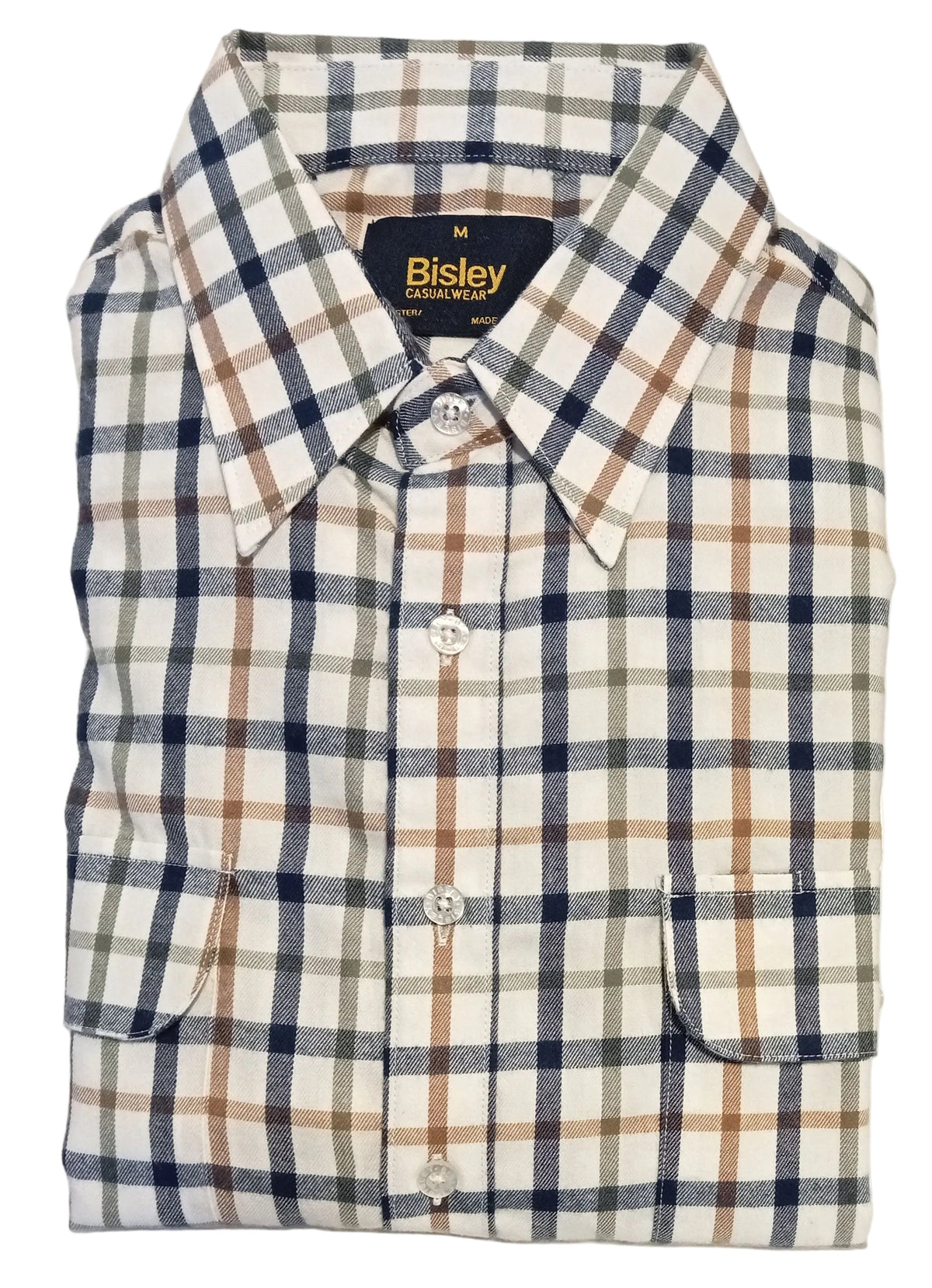 Bisley L/S Brushed Cotton Shirt Olive