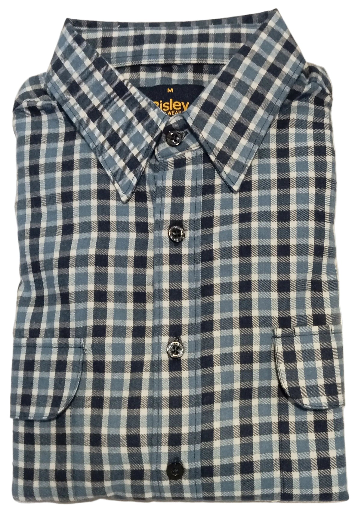Bisley L/S Brushed Cotton Shirt LT Blue