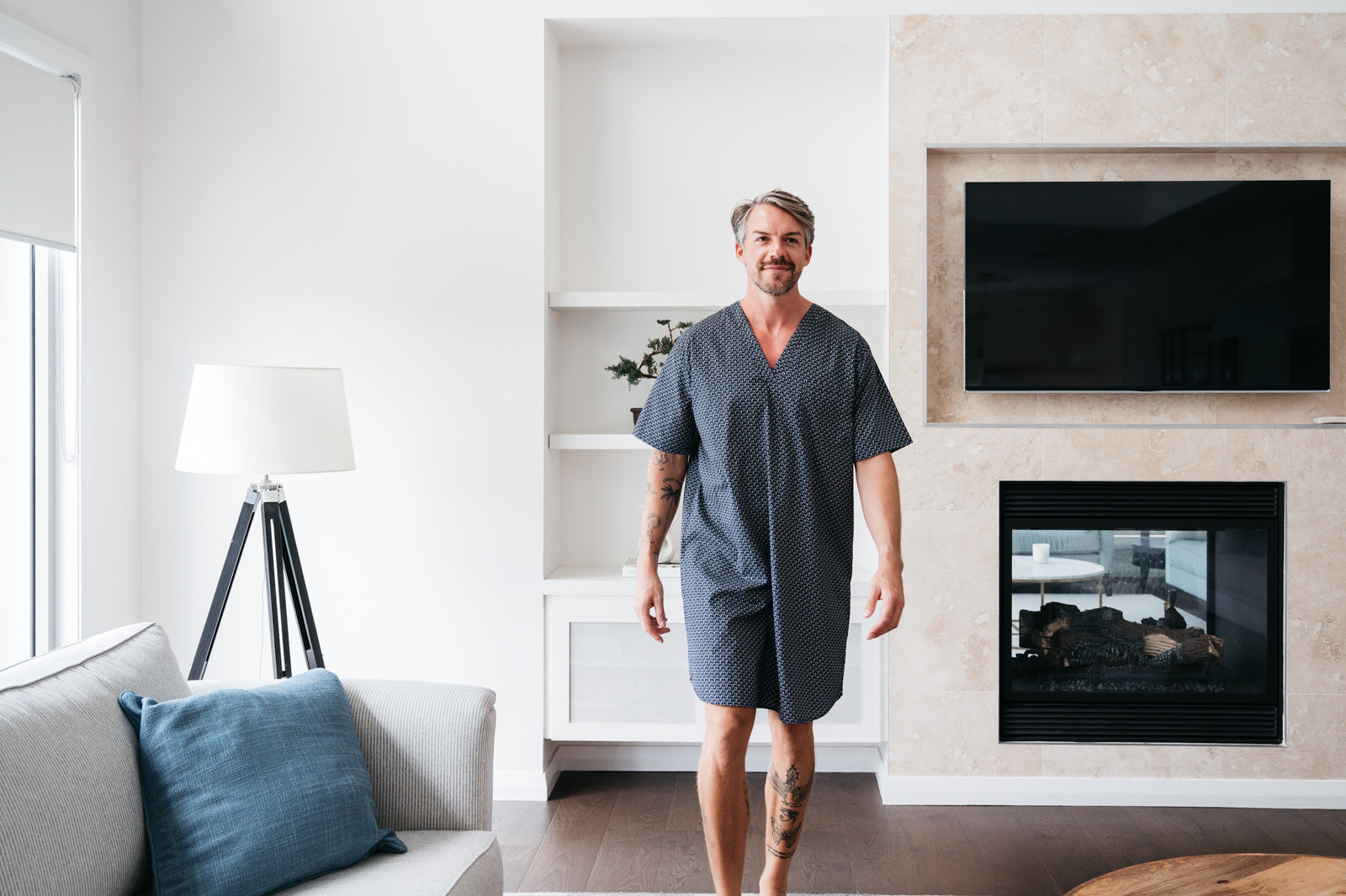 Contare Cotton Short Sleeve Nightshirt