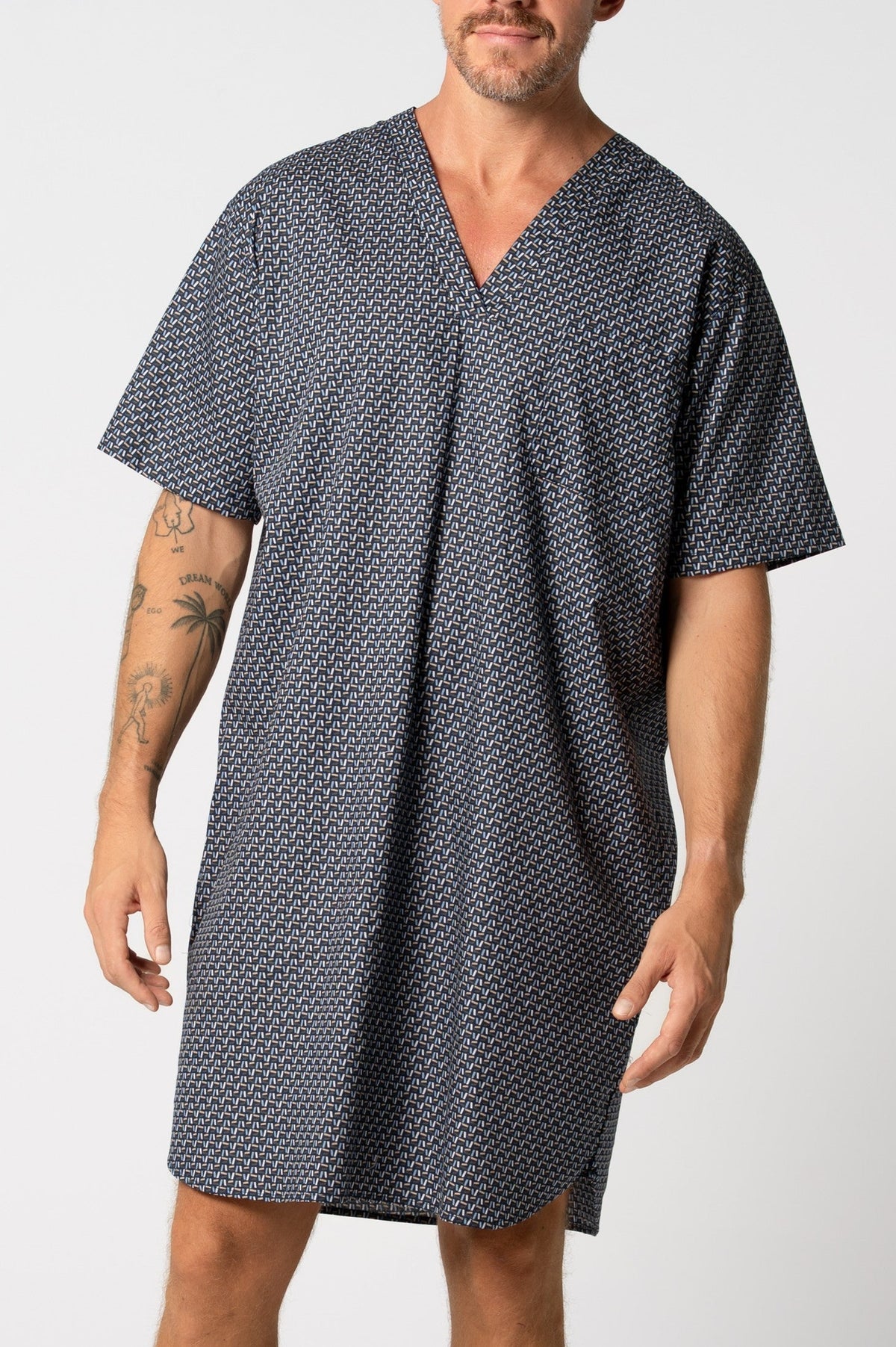 Contare Cotton Short Sleeve Nightshirt
