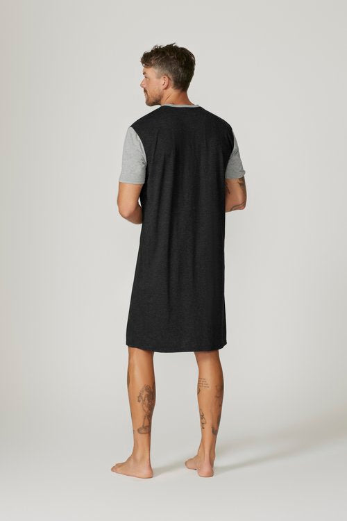 Bamboo Cotton Short Sleeve Nightshirt