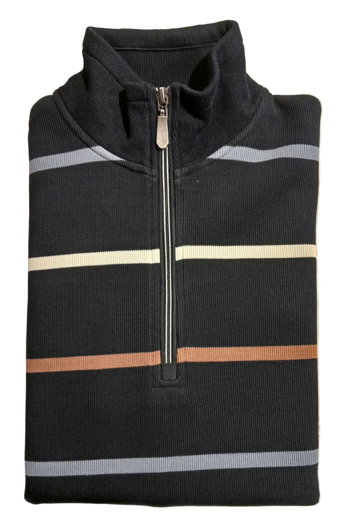 Back Bay French Rib Stripe Midnight