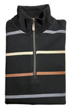 Back Bay French Rib Stripe Midnight