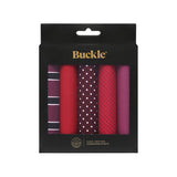 Men's Cotton Handkerchiefs 5 Pack Red & Maroon