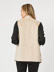 Hammock & Vine Faux Fur Reversible Vest