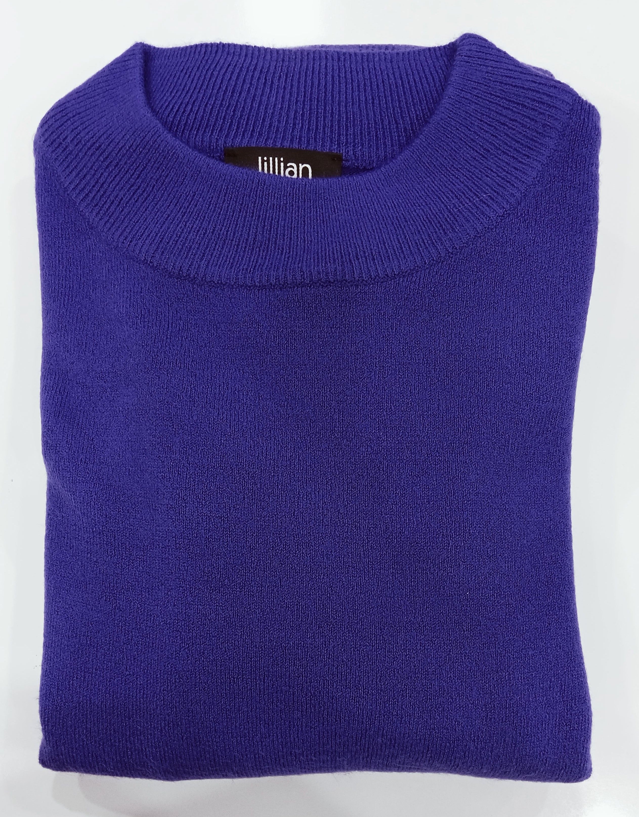 Jillian Softknit Turtle Neck Jumper Pansy