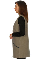 Jillian Boiled Wool Vest