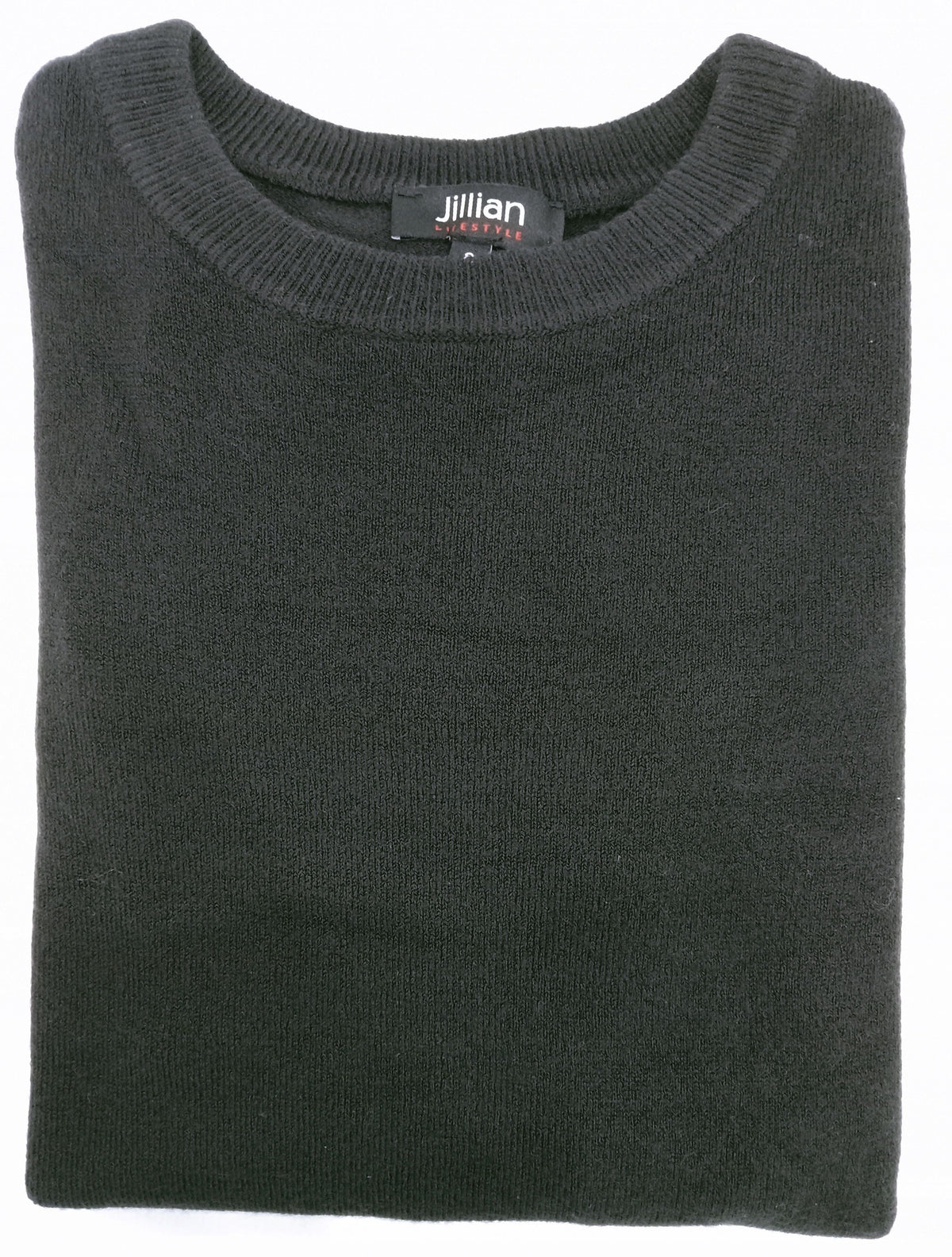 Jillian Softknit Crew Jumper Black