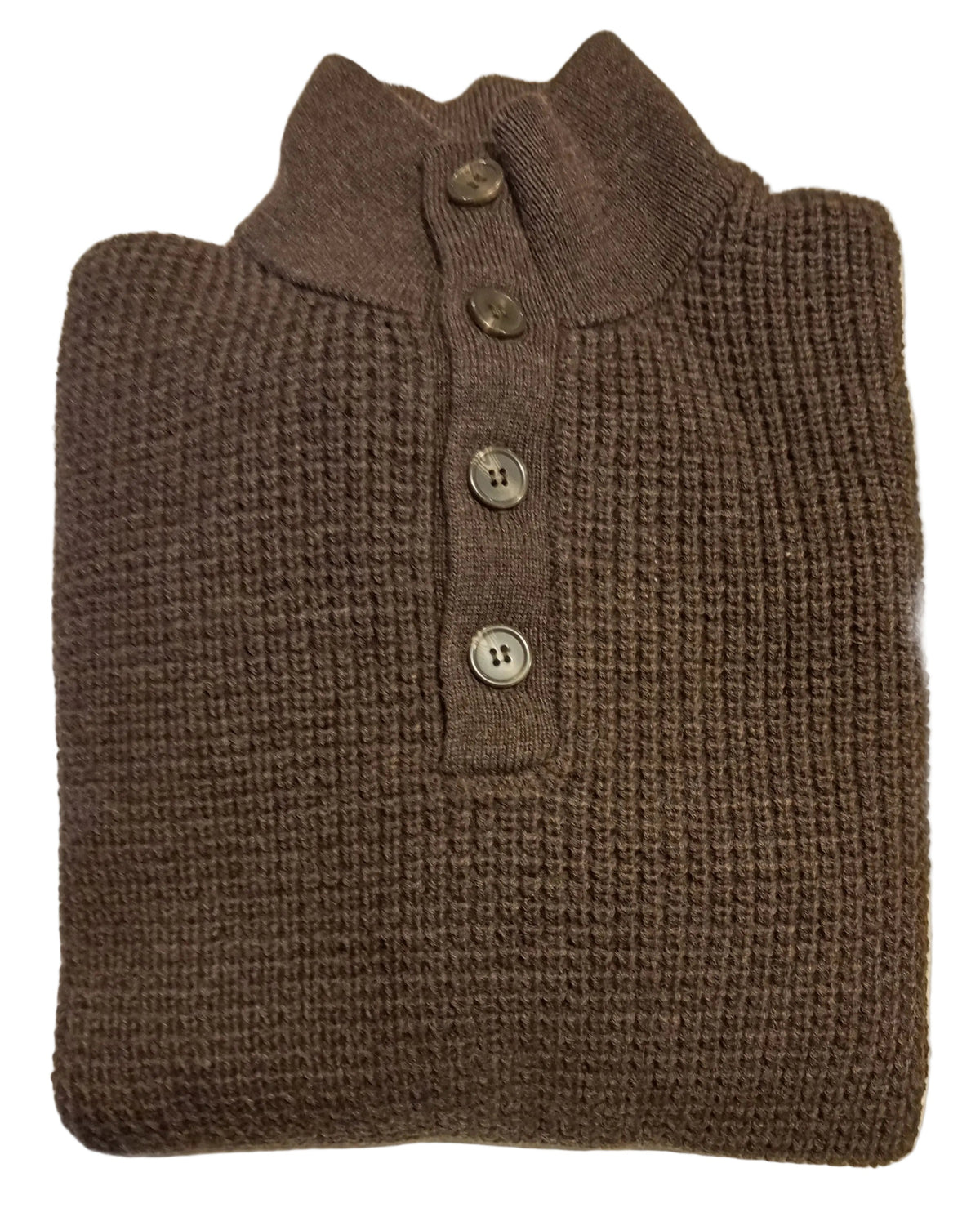 Ansett Polo Neck Button Collar Jumper