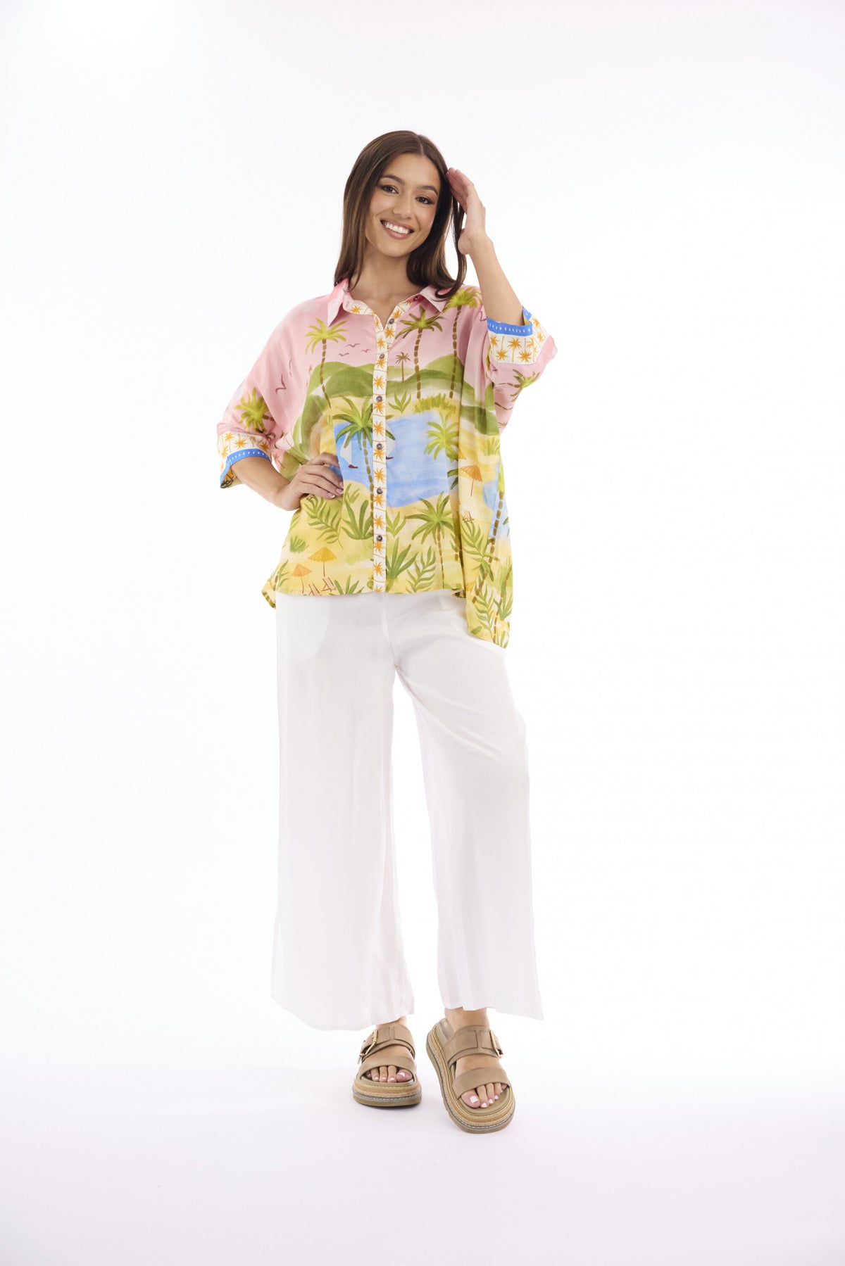 Keyla Print Ladies Shirt