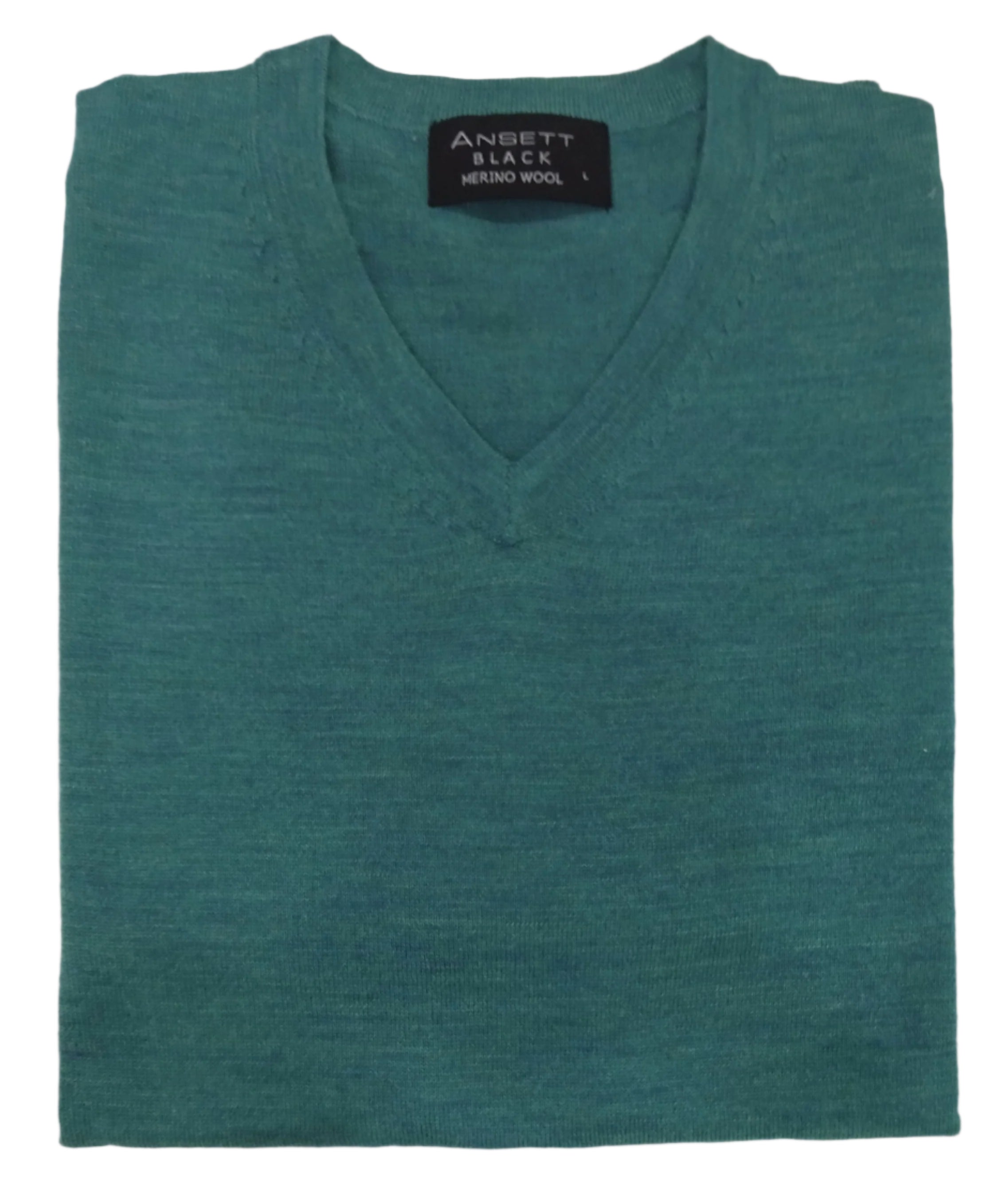 Ansett Jumper Merino Wool Vee Mineral