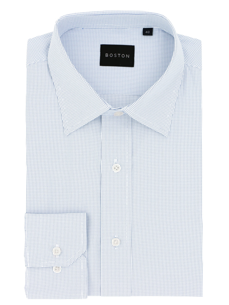 Boston Liberty Slim Business Shirt Blue