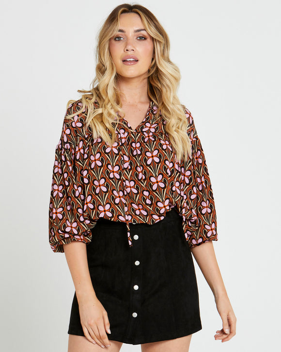 SASS Angela BOHO Top