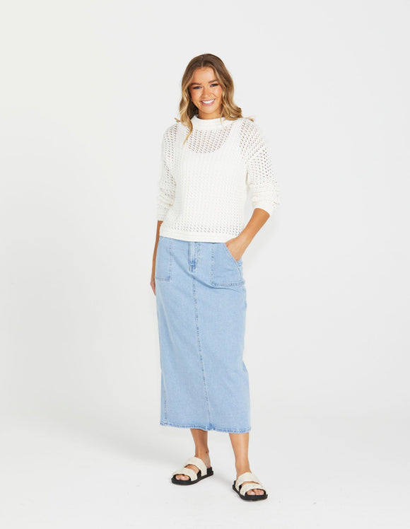 SASS Talullah Knit White